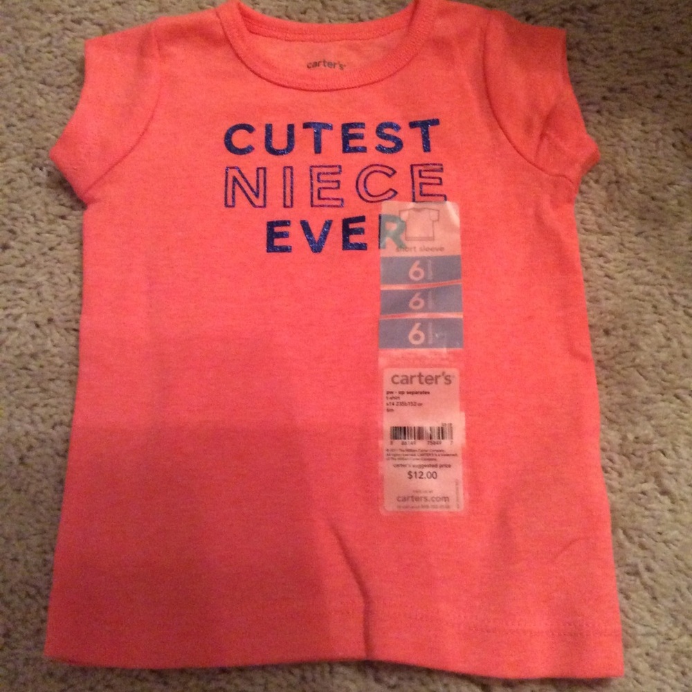 NEW Carter's TShirt Size: 6 months